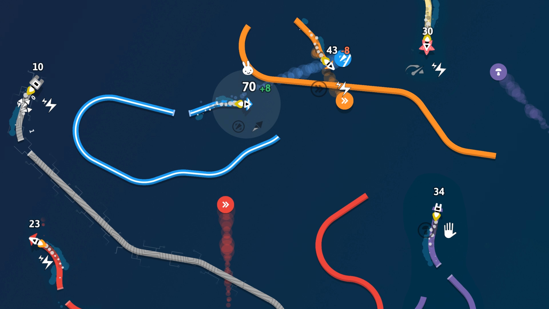 Curve Fever Pro — capture de gameplay 2