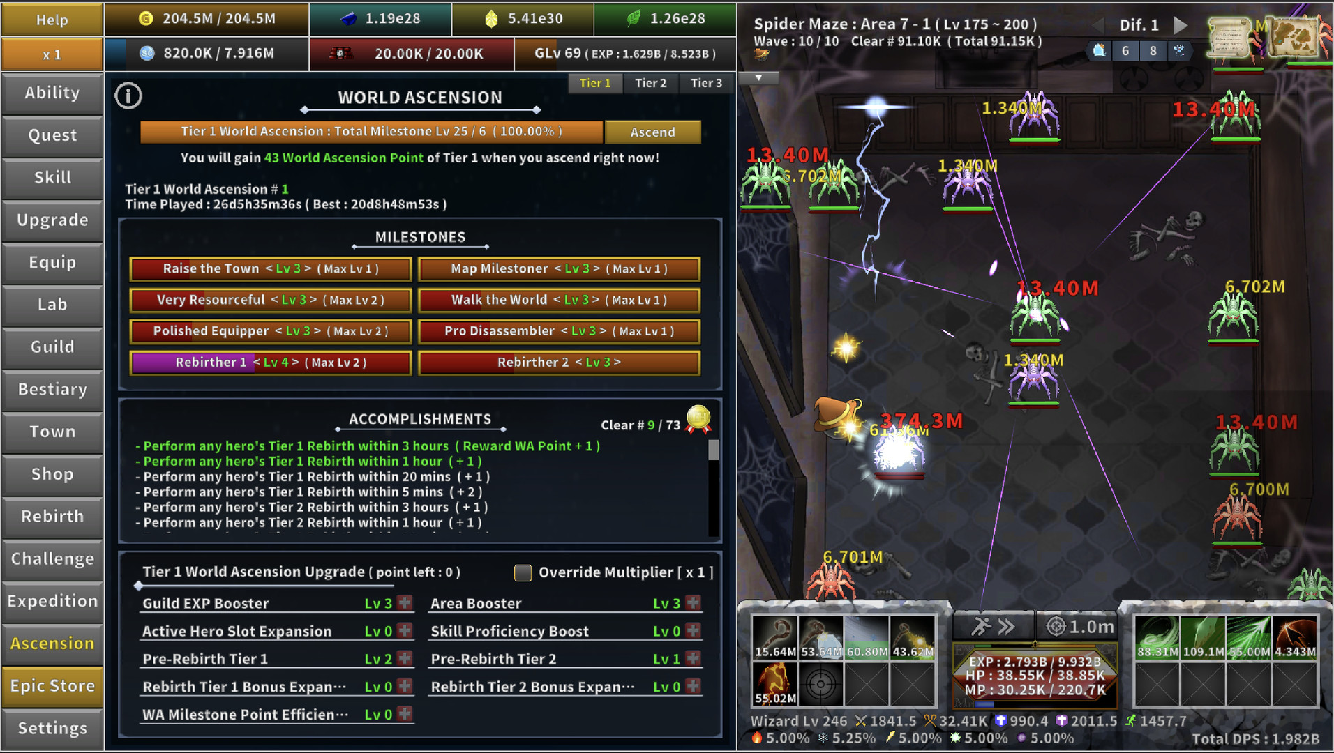Incremental Epic Hero 2 — capture de gameplay 3
